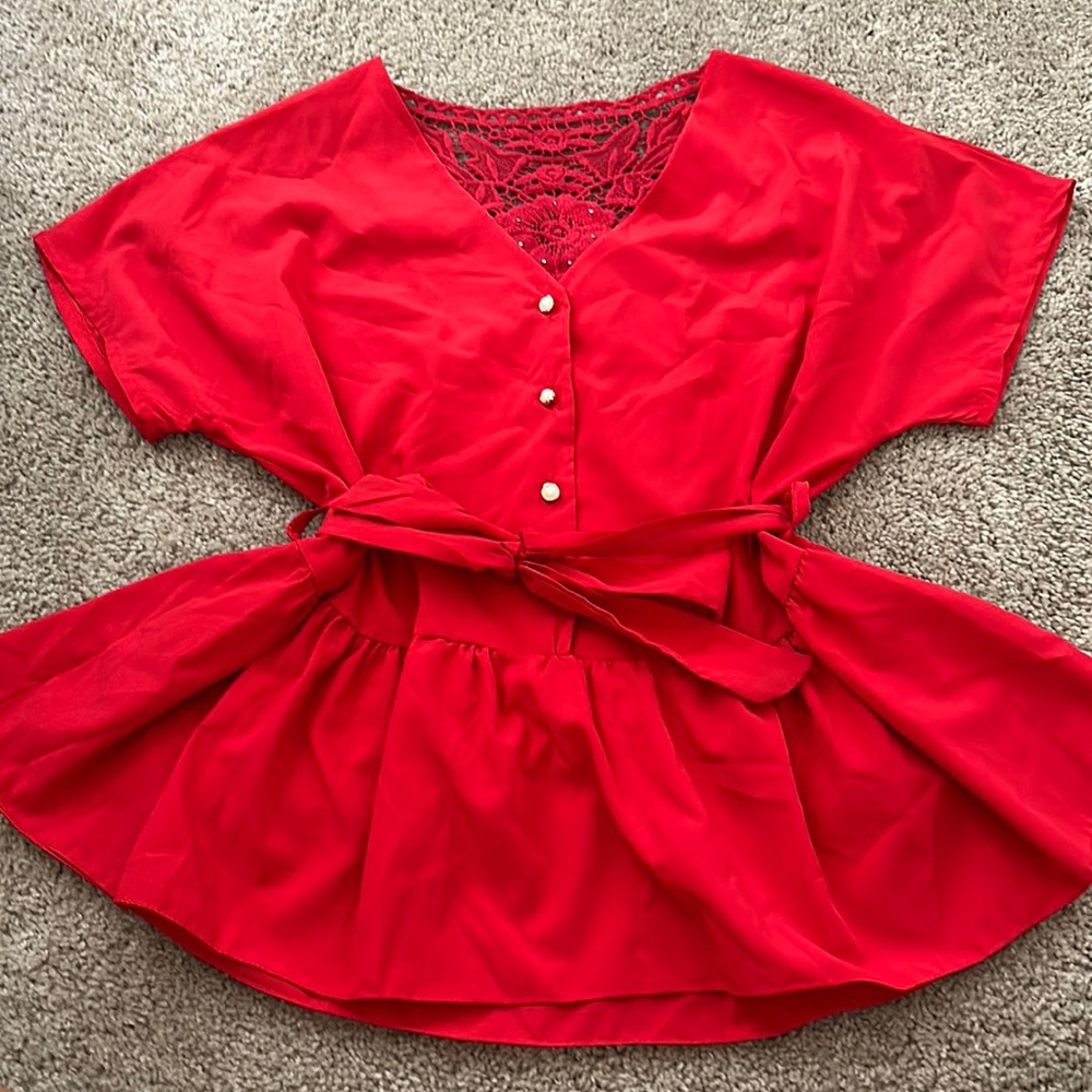 Red Blouse